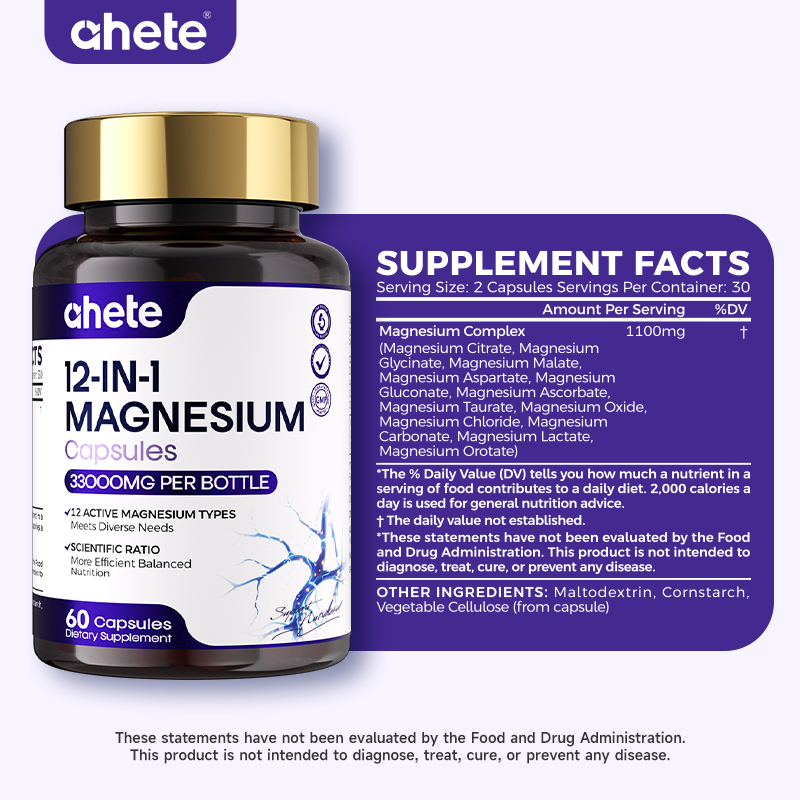 Ahete 12-IN-1 MAGNESIUM Capsules