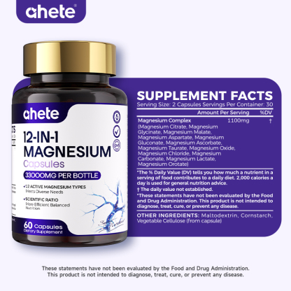 Ahete 12-IN-1 MAGNESIUM Capsules