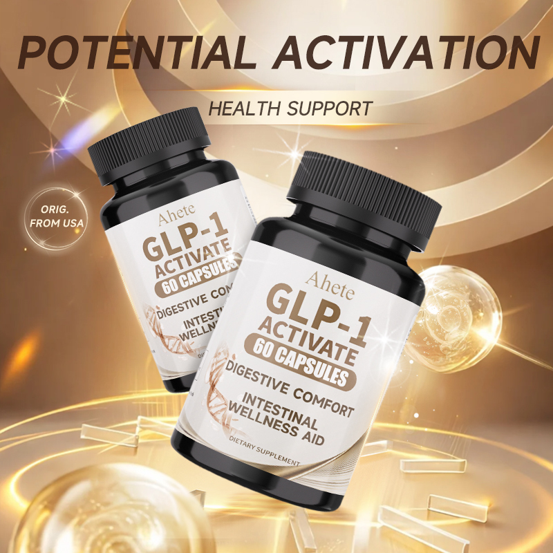 Ahete GLP-1 Gastrointestinal Capsules - Super Evolved Supplement to Help Appetite, Contains Live Probiotics, AKK, Garcinia Cambogia, White Lentils, Ceylon Cinnamon, Cactus Fruit - Antioxidants, Balanced Diet