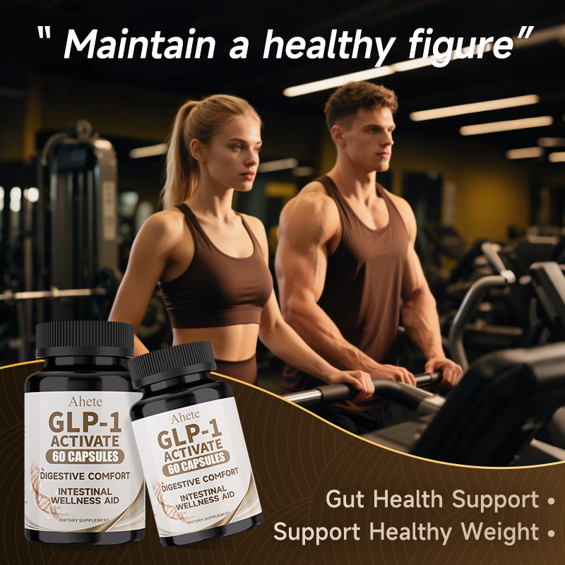 Ahete GLP-1 Gastrointestinal Capsules - Super Evolved Supplement to Help Appetite, Contains Live Probiotics, AKK, Garcinia Cambogia, White Lentils, Ceylon Cinnamon, Cactus Fruit - Antioxidants, Balanced Diet