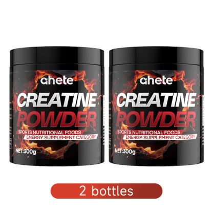 AHETE Creatine Powder - Pure Creatine Powder, A Full Bottle Contains 300g Of Creatine, Sports Nutrition, Fitness Supplements, Supports Muscle Health, Strength, And Focus, Amino Acid Supplement for Both Men And Women.