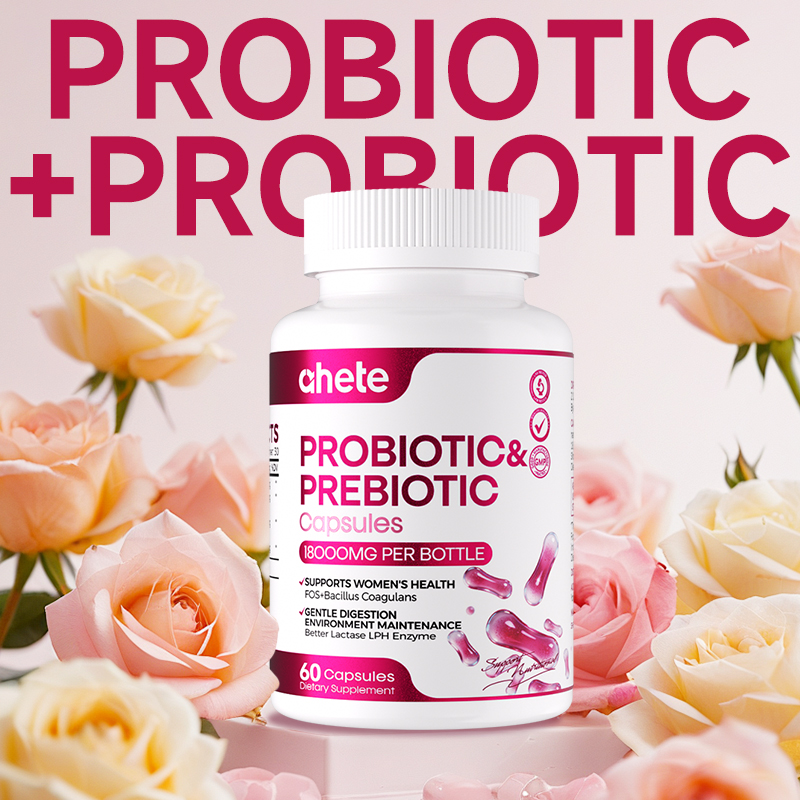 Ahete Female Probiotic Capsules, Several Natural Plant Compound Formulas, Supporting Women'S Health, Are The Most Preferred for Supplementation! Help with Digestion And Regulation, Intestinal Support, Specially Designed And Developed for Women