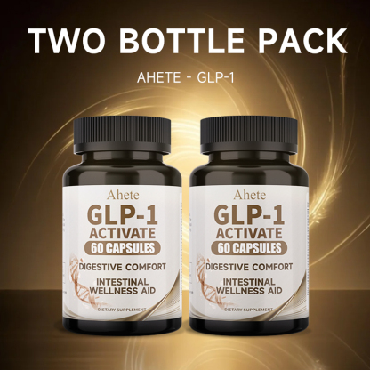 Ahete GLP-1 Gastrointestinal Capsules - Super Evolved Supplement to Help Appetite, Contains Live Probiotics, AKK, Garcinia Cambogia, White Lentils, Ceylon Cinnamon, Cactus Fruit - Antioxidants, Balanced Diet