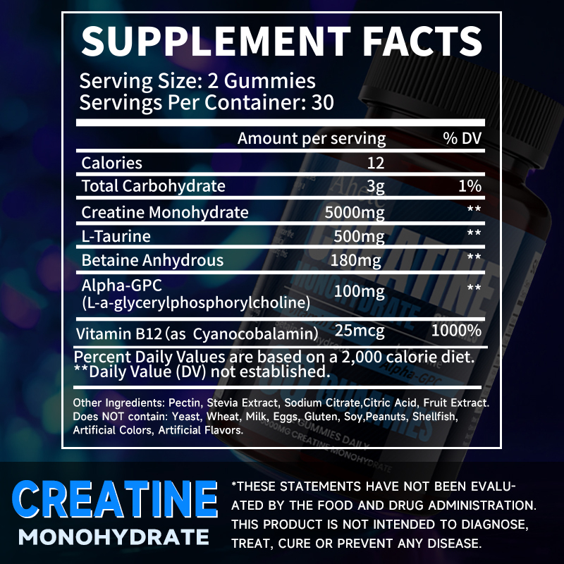 Supremely high-dose creatine supplement