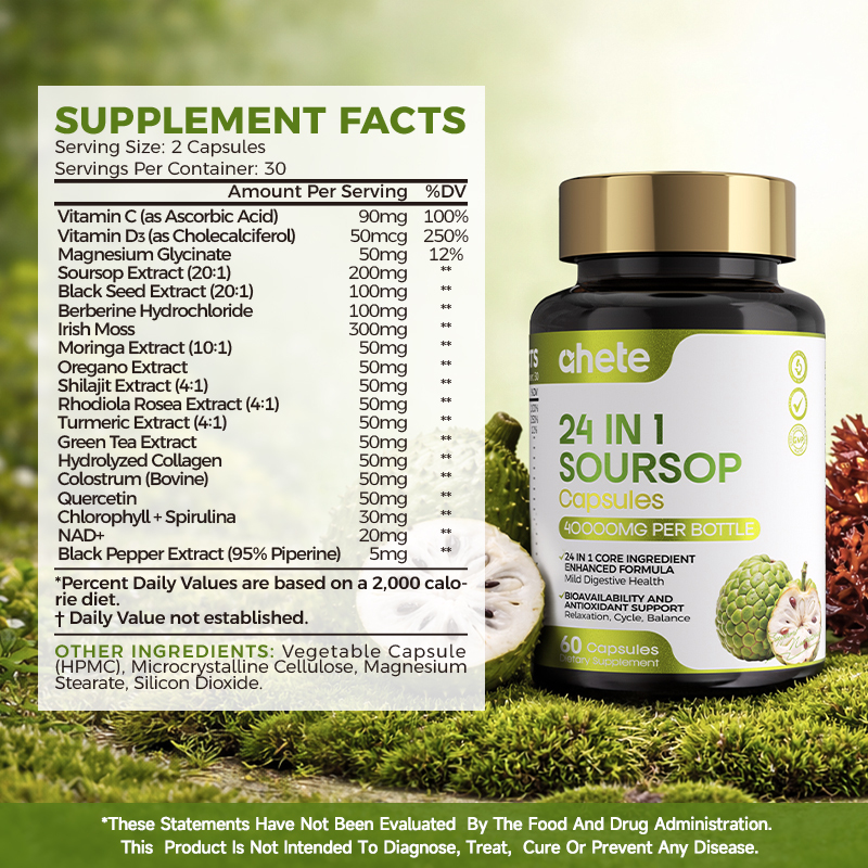 Ahete 24 IN 1 SOURSOP Capsules