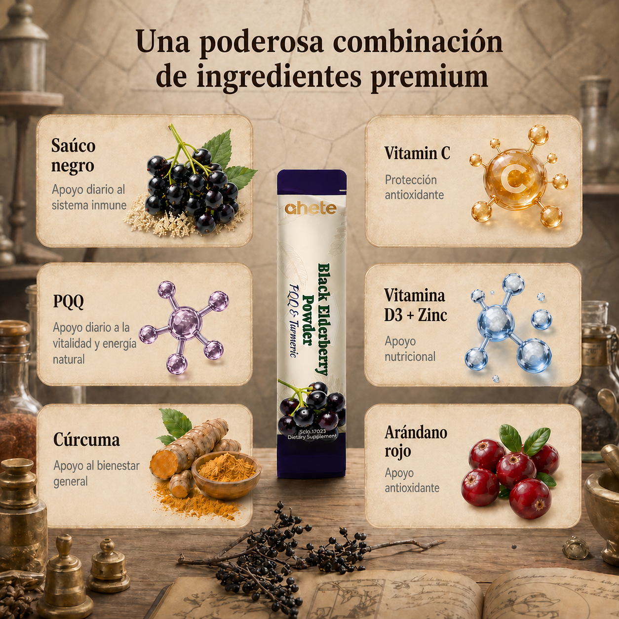 Ahete Black Elderberry Powder 