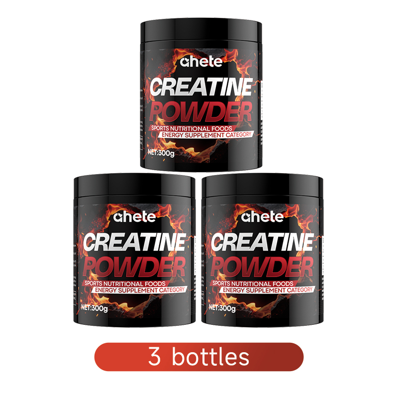 AHETE Creatine Powder - Pure Creatine Powder, A Full Bottle Contains 300g Of Creatine, Sports Nutrition, Fitness Supplements, Supports Muscle Health, Strength, And Focus, Amino Acid Supplement for Both Men And Women.