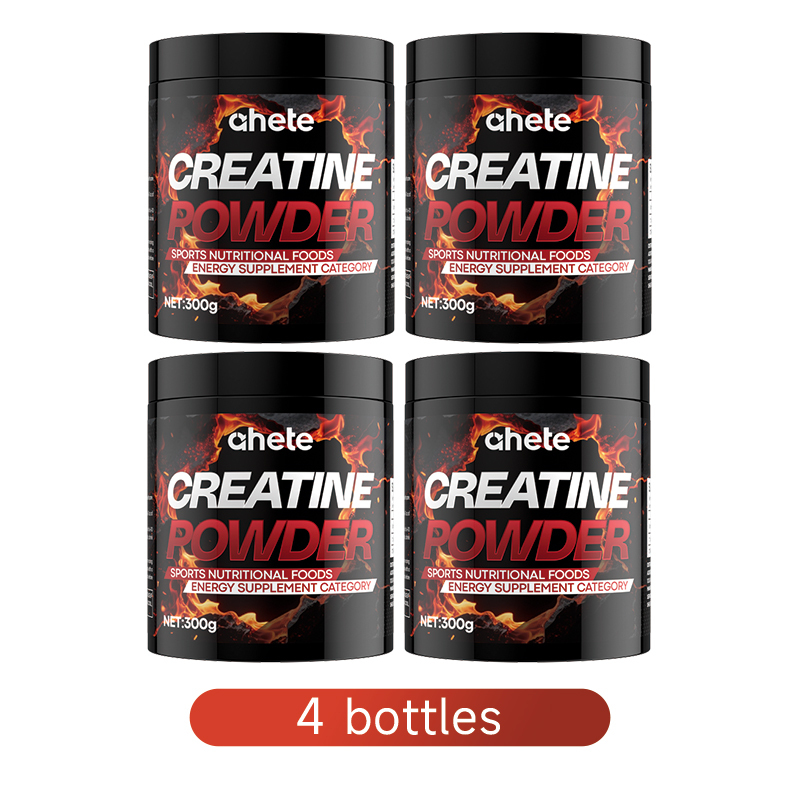 AHETE Creatine Powder - Pure Creatine Powder, A Full Bottle Contains 300g Of Creatine, Sports Nutrition, Fitness Supplements, Supports Muscle Health, Strength, And Focus, Amino Acid Supplement for Both Men And Women.