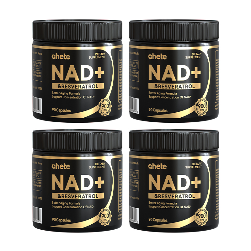 [1/2/3/4/5 Boxes NAD+]AHETE Acid High-Performance NAD+ - NAD+ 900MG with Niacinamide Riboflavin And Resveratrol, NAD Support, for Efficient Focus, Stomach Satisfaction, Digestive Support