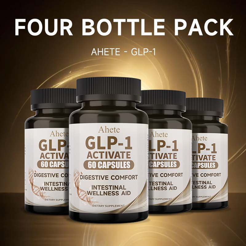 Ahete GLP-1 Gastrointestinal Capsules - Super Evolved Supplement to Help Appetite, Contains Live Probiotics, AKK, Garcinia Cambogia, White Lentils, Ceylon Cinnamon, Cactus Fruit - Antioxidants, Balanced Diet