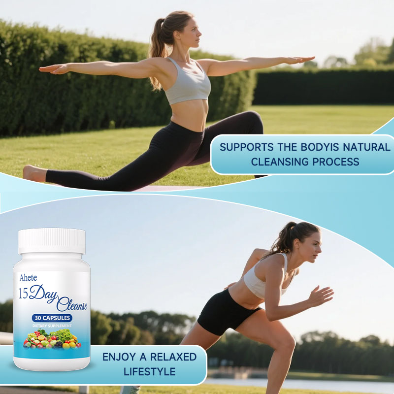 *Ahete 15 Day Cleanse - Gut and Colon Support - Advanced Gut Cleanse Detox for Women & Men, 30 Capsules