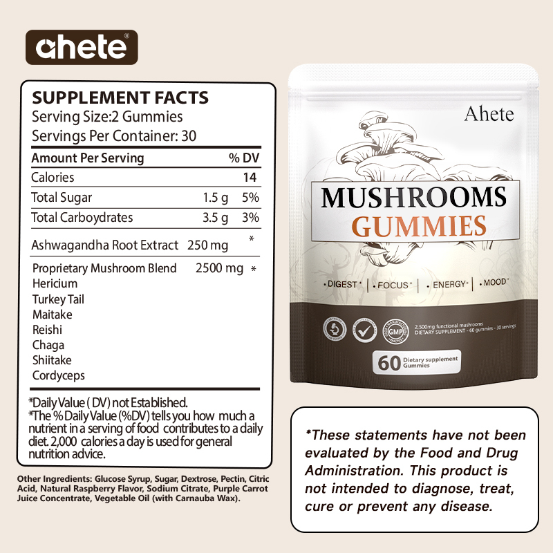 AHETE MUSHROOMS GUMMIES