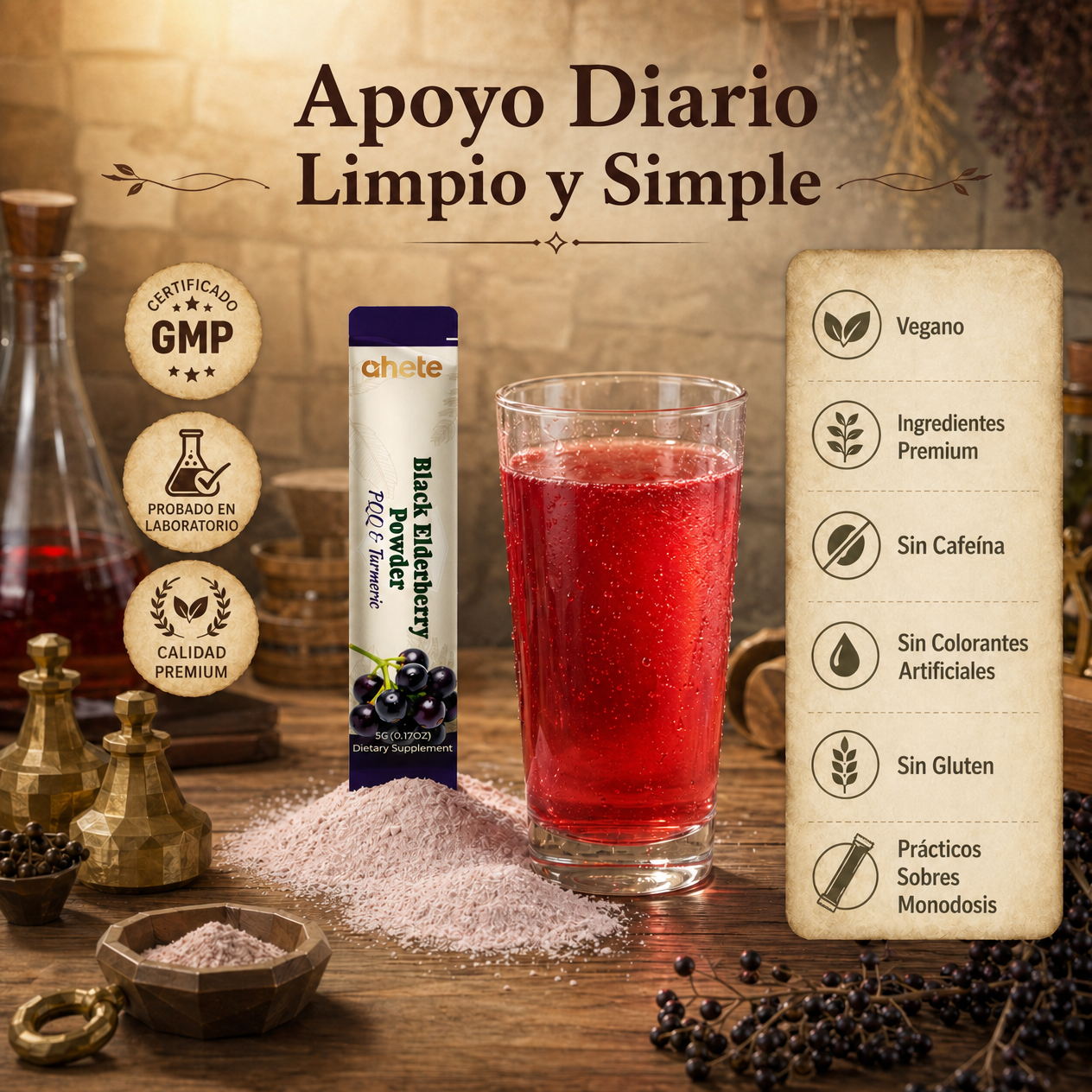 Ahete Black Elderberry Powder 