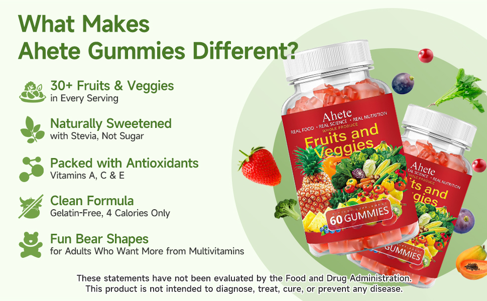 Fruit and Veggies Gummies