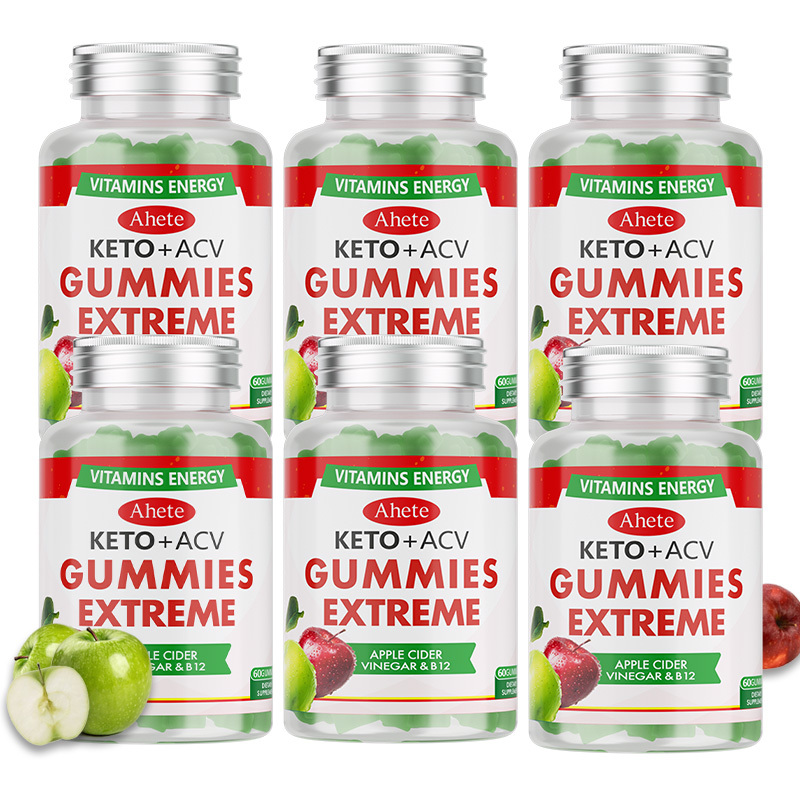 Ahete Apple Cider Vinegar Gummies, Natural Apple Cider Vinegar, Supplement A Large Amount Of Vitamins And Minerals, Digestive Support, High-quality Dietary Supplements