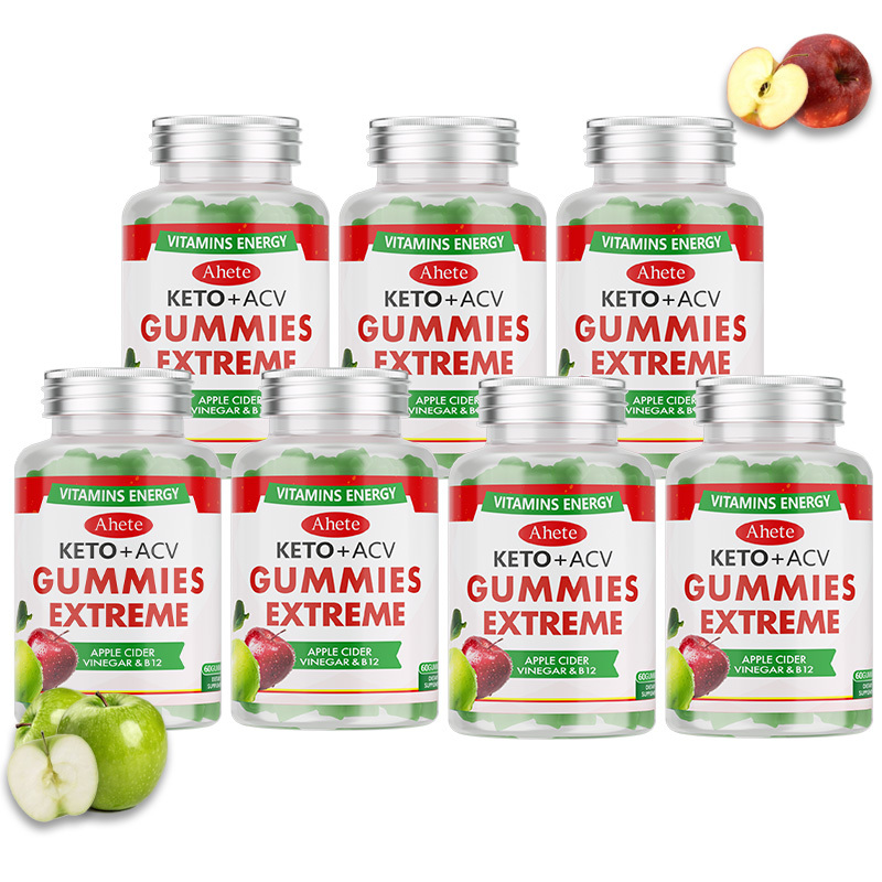 Ahete Apple Cider Vinegar Gummies, Natural Apple Cider Vinegar, Supplement A Large Amount Of Vitamins And Minerals, Digestive Support, High-quality Dietary Supplements