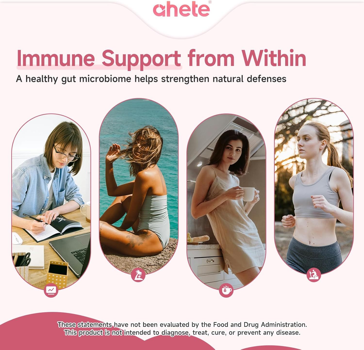 Women Probiotic, Organic Probiotic for PH Balance, Digestive Health, Women’s Health, Immune System, Vaginal Health, 60 Capsules, 30 Days Supply