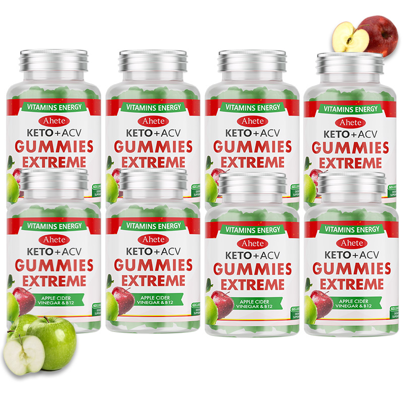 Ahete Apple Cider Vinegar Gummies, Natural Apple Cider Vinegar, Supplement A Large Amount Of Vitamins And Minerals, Digestive Support, High-quality Dietary Supplements