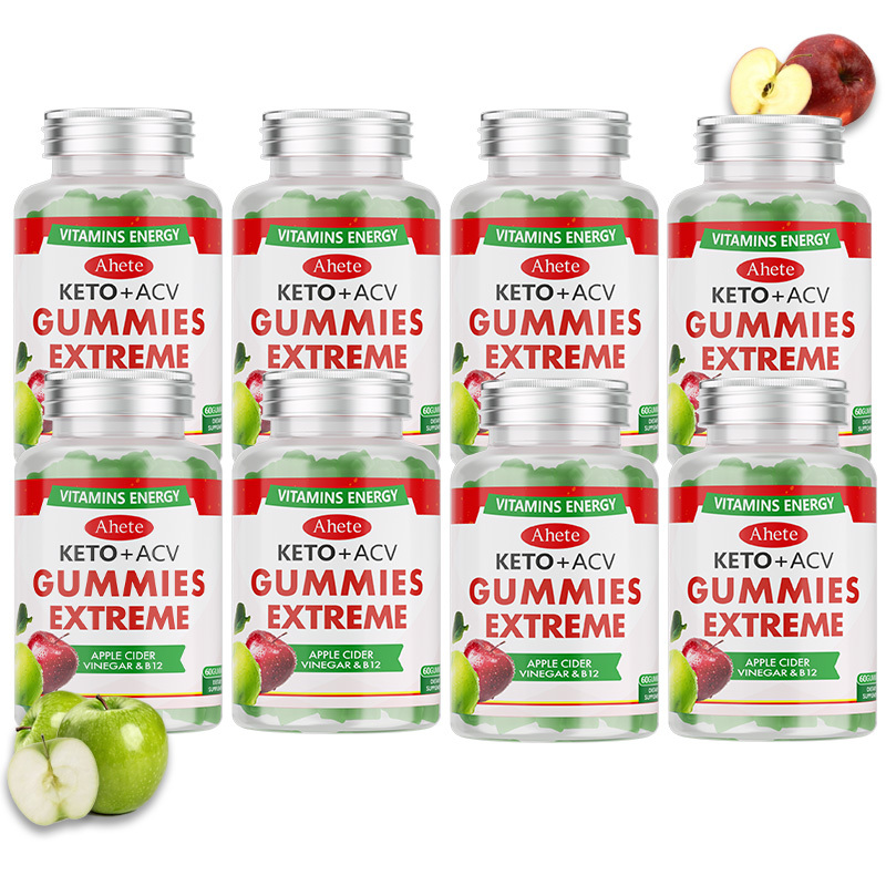Ahete Apple Cider Vinegar Gummies, Natural Apple Cider Vinegar, Supplement A Large Amount Of Vitamins And Minerals, Digestive Support, High-quality Dietary Supplements