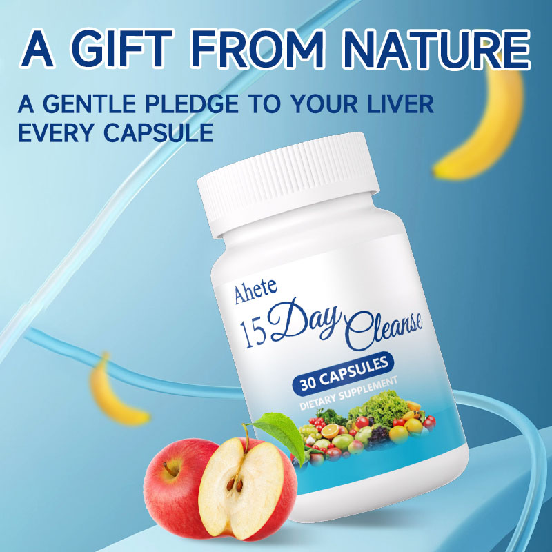 *Ahete 15 Day Cleanse - Gut and Colon Support - Advanced Gut Cleanse Detox for Women & Men, 30 Capsules