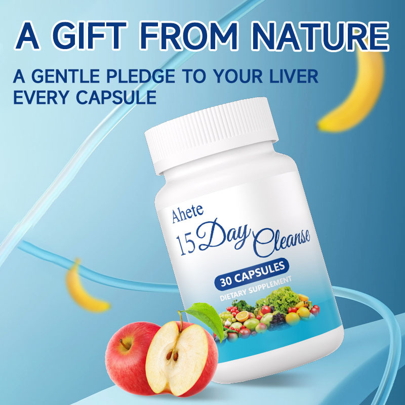 *Ahete 15 Day Cleanse - Gut and Colon Support - Advanced Gut Cleanse Detox for Women & Men, 30 Capsules