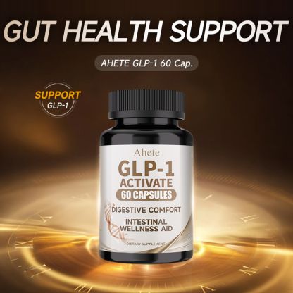 Ahete GLP-1 Gastrointestinal Capsules - Super Evolved Supplement to Help Appetite, Contains Live Probiotics, AKK, Garcinia Cambogia, White Lentils, Ceylon Cinnamon, Cactus Fruit - Antioxidants, Balanced Diet