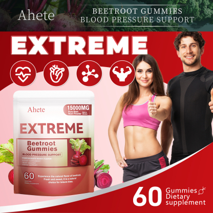 AHETE Beetroot Gummies - 3-in-1 Super Nutritious Formula