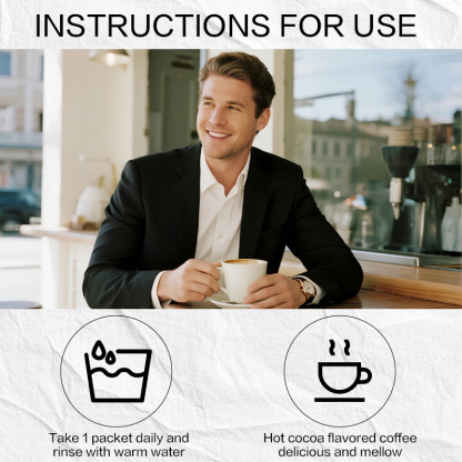 *Ahete Maca Energy Coffee, High-quality Coffee Bean Powder Paired with Maca Root, Dongge Ali, Ginseng, Cordyceps Sinensis, Ashwagandha