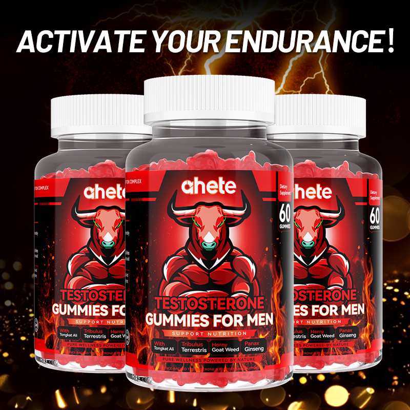 Ahete Male Testosterone Chewable Tablets - Promotes daily health maintenance and stable energy levels in men. The formulation is gentle and free of irritating ingredients. It is gluten-free and wheat-free, suitable for long-term regular maintenance.