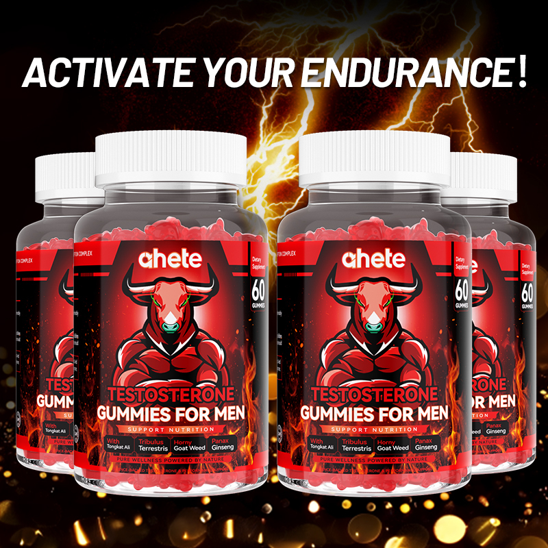 Ahete Male Testosterone Chewable Tablets - Promotes daily health maintenance and stable energy levels in men. The formulation is gentle and free of irritating ingredients. It is gluten-free and wheat-free, suitable for long-term regular maintenance.