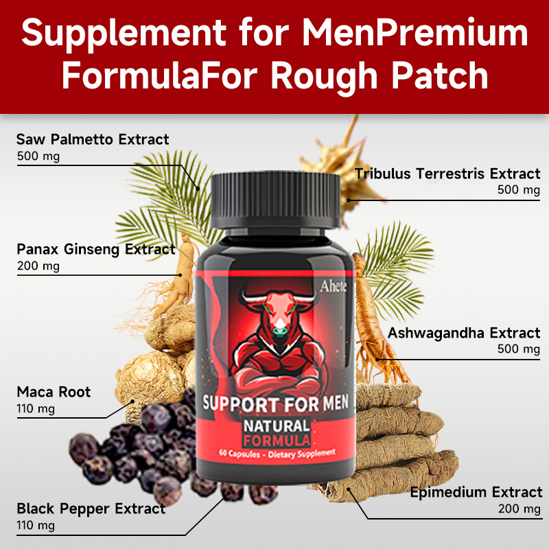 🔥Ahete Testosterone Supplement for Men |20-in-1 with Maca, Ashwagandha, Indian Pepper, Ginseng Extract