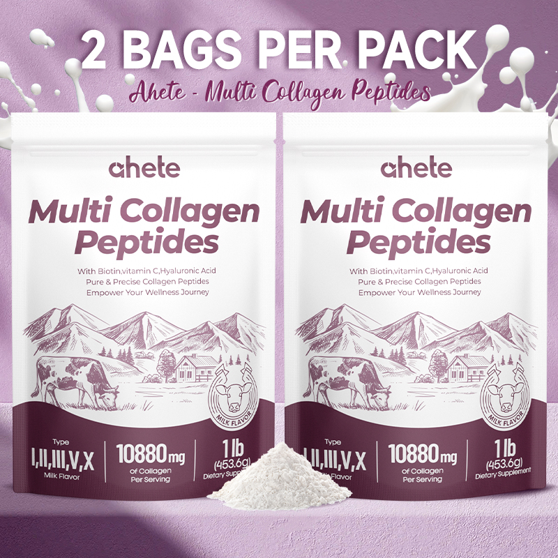 AHETE Multi Collagen Peptides MILK FLAVOR