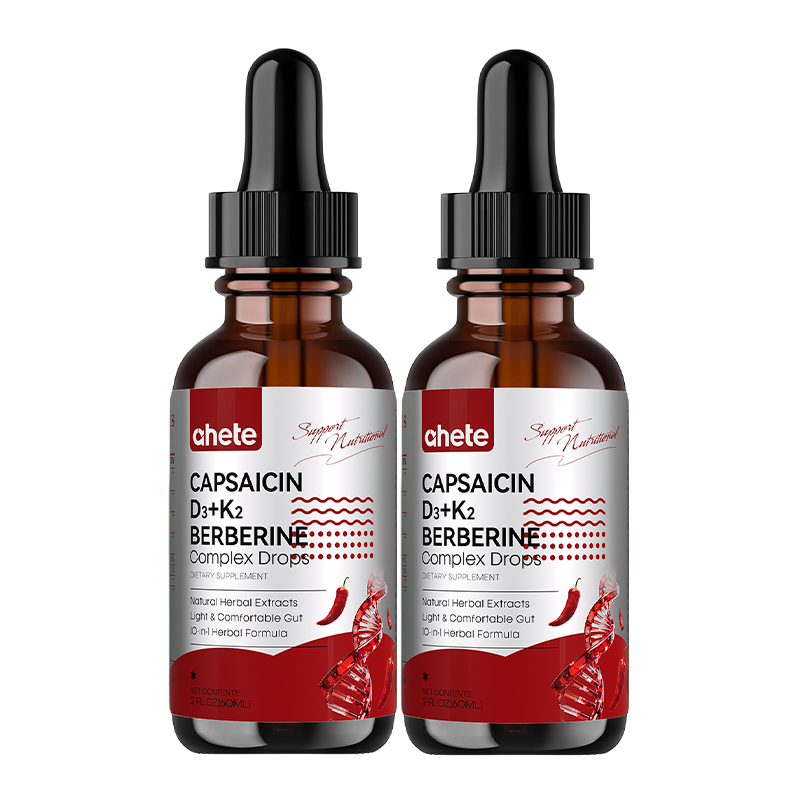 Ahete capsaicin D3+k2 berberine complex drops
