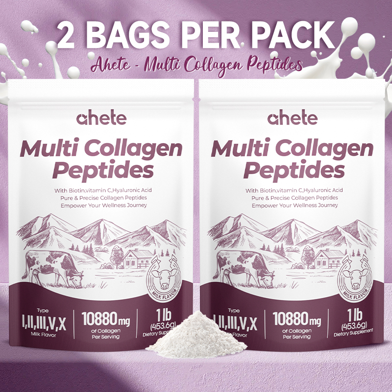 AHETE Multi Collagen Peptides MILK FLAVOR