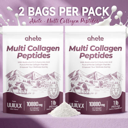 AHETE Multi Collagen Peptides MILK FLAVOR