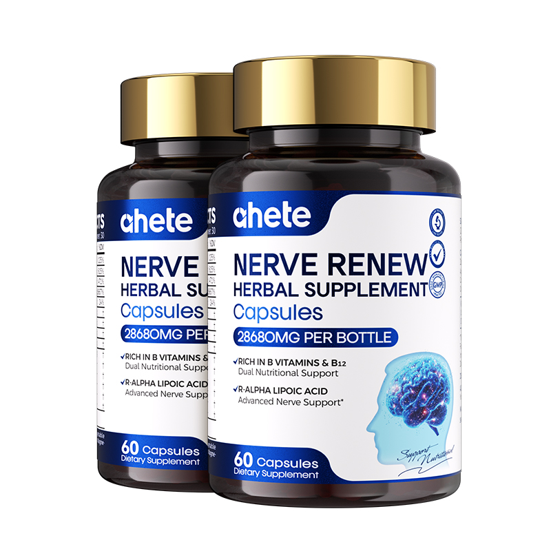 AHETE NERVE RENEW HERBAL SUPPLEMENT Capsules