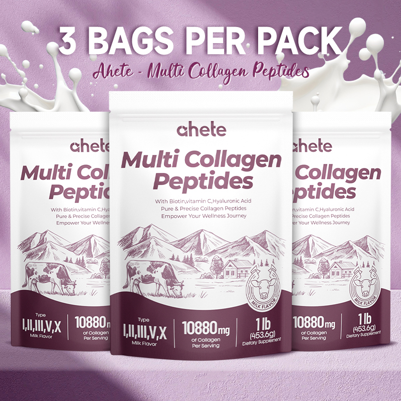 AHETE Multi Collagen Peptides MILK FLAVOR