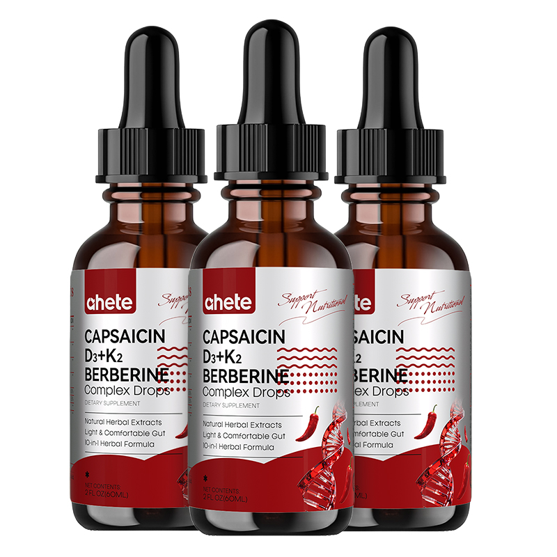 Ahete capsaicin D3+k2 berberine complex drops