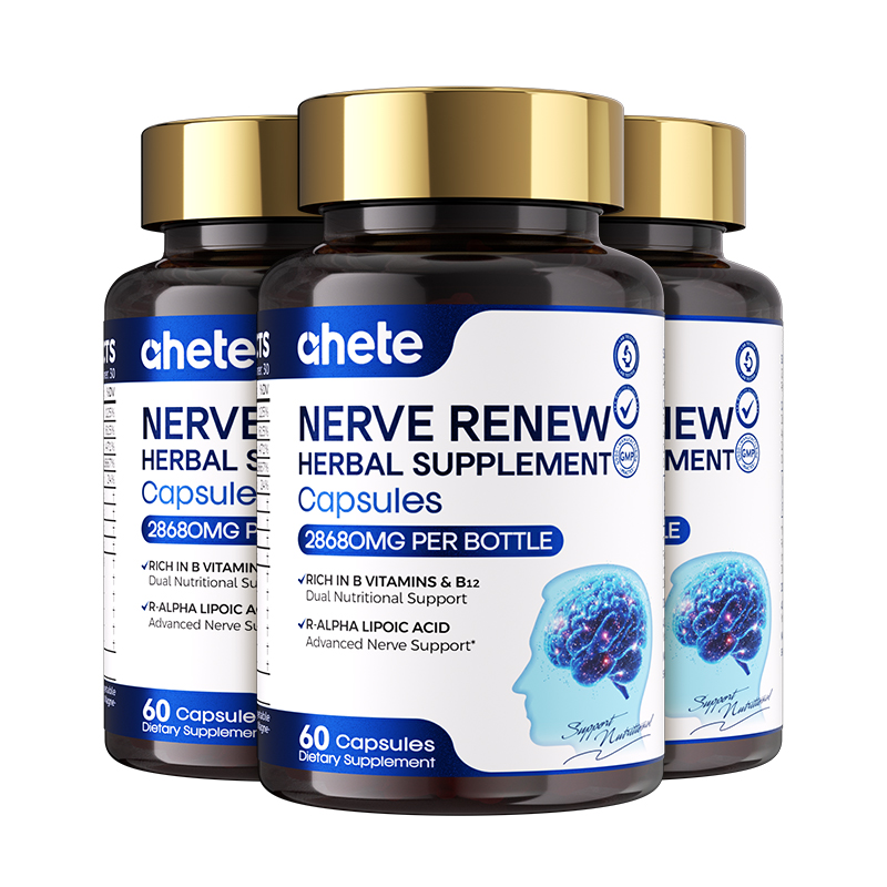AHETE NERVE RENEW HERBAL SUPPLEMENT Capsules