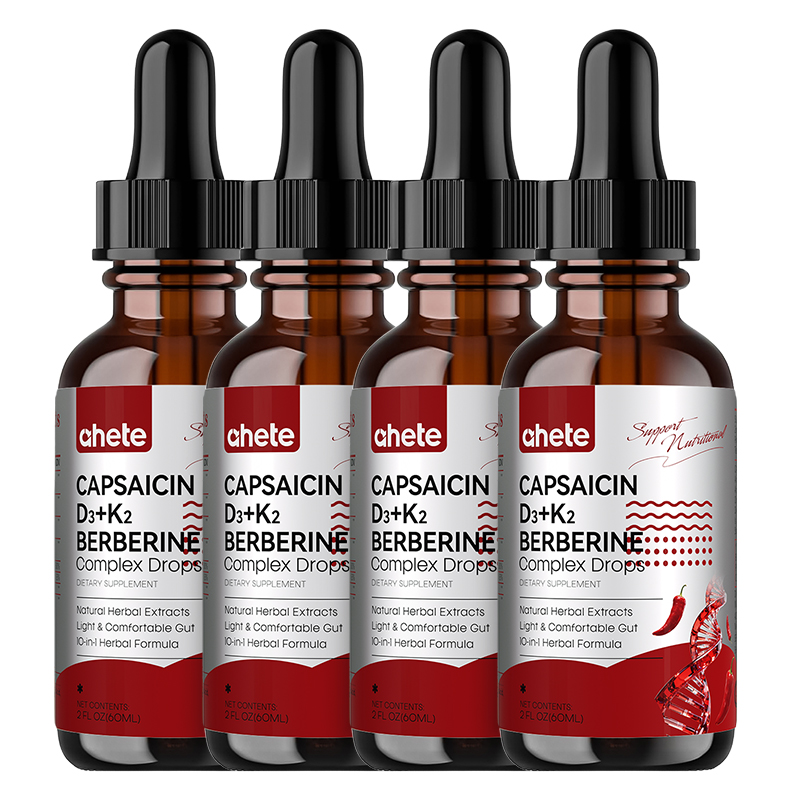 Ahete capsaicin D3+k2 berberine complex drops