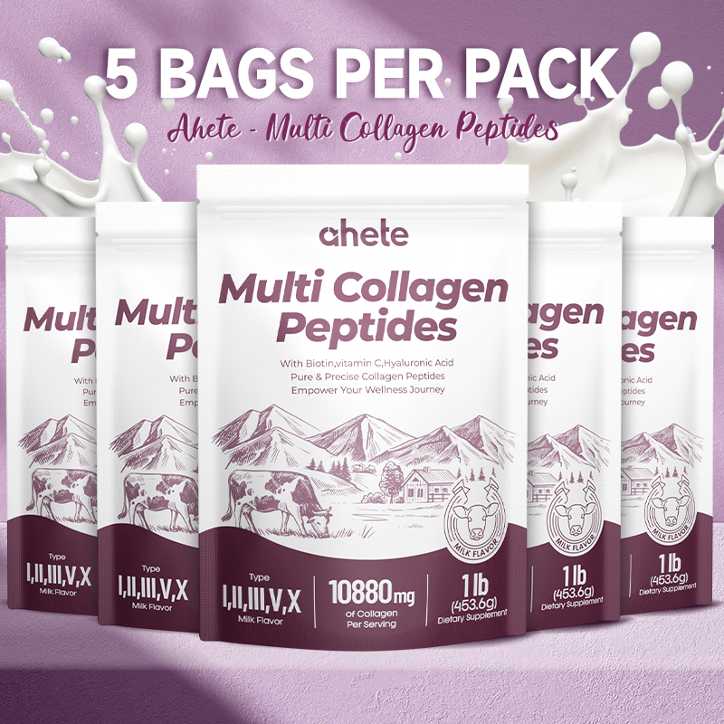 AHETE Multi Collagen Peptides MILK FLAVOR
