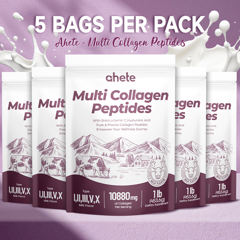 AHETE Multi Collagen Peptides MILK FLAVOR
