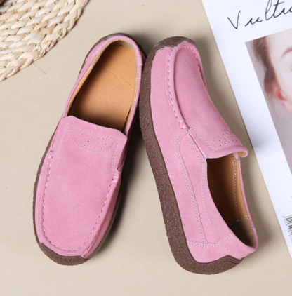 Women’s Soft Suede Comfort Slip-On Loafers