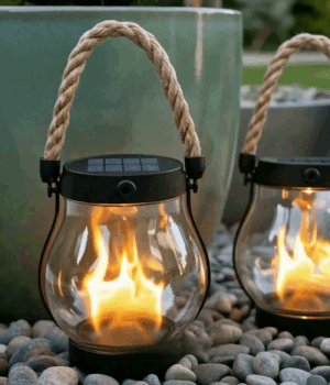 🔥 Solar Garden Lanterns – No Wiring, Auto-On at Dusk! Last Chance Before They're Gone!