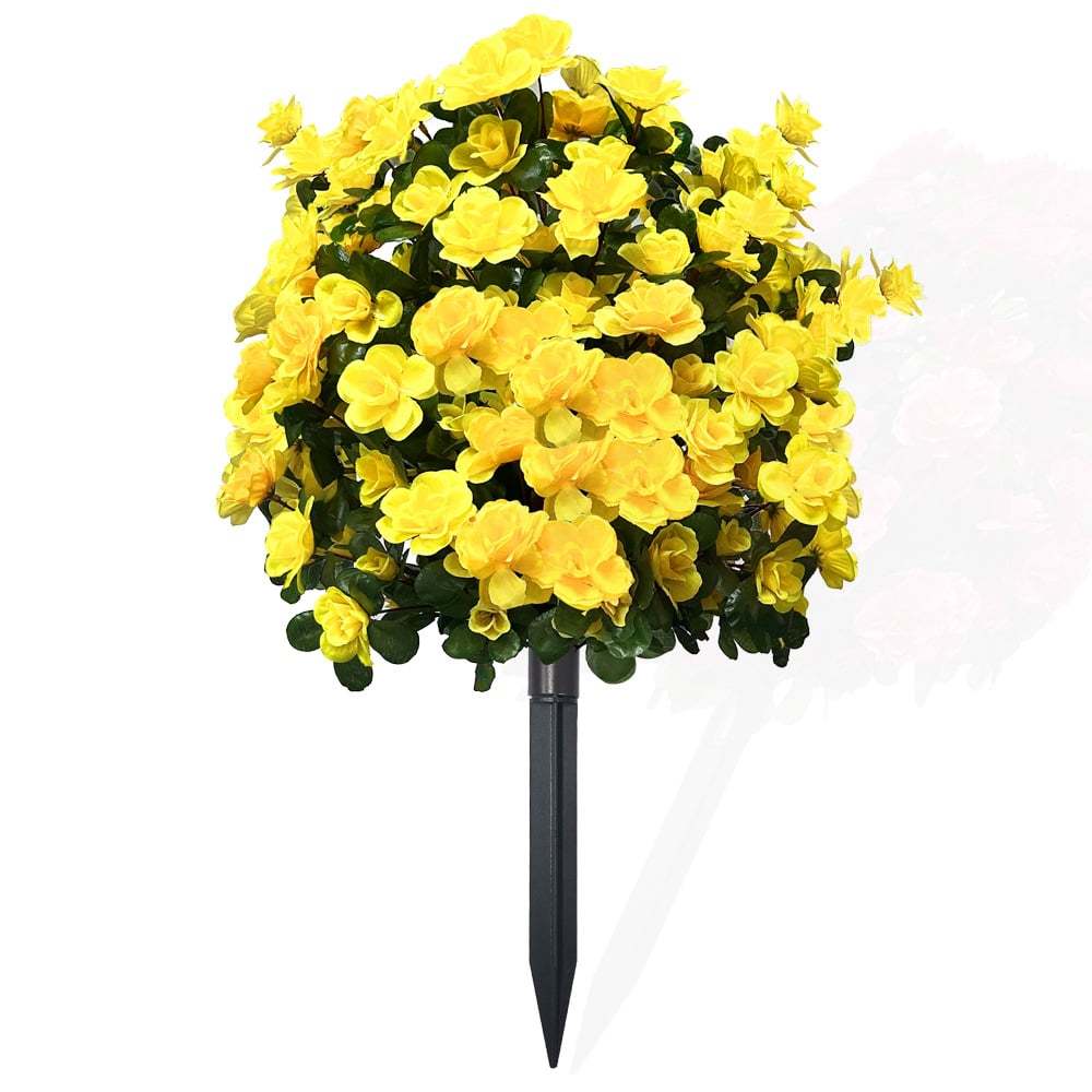 Artificial Boxwood Topiary Ball Trees with Ground Spikes
