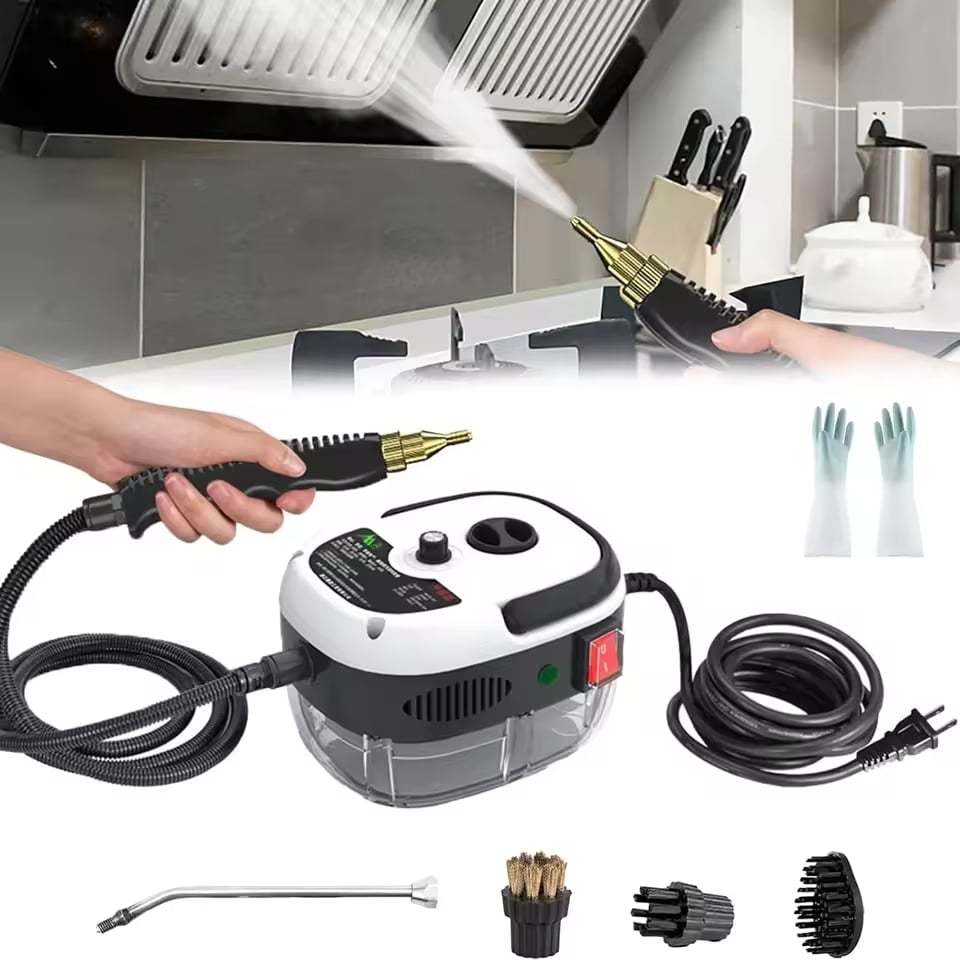 2500W High Temperature Pressure Steam Cleaner for Home Kitchen Portable Handheld Cleaning Machine for Car Auto