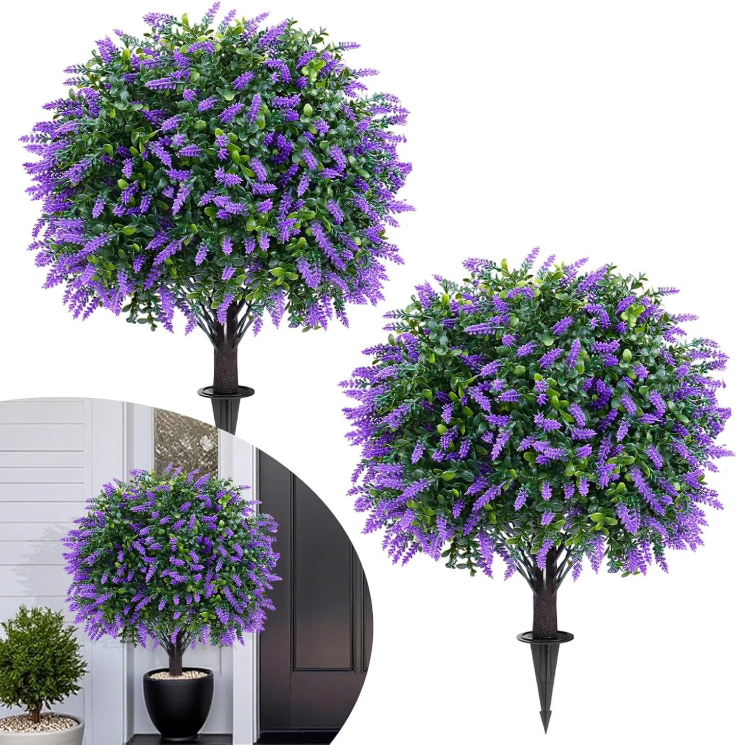 💜Artificial Lavender Trees