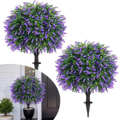 💜Artificial Lavender Trees