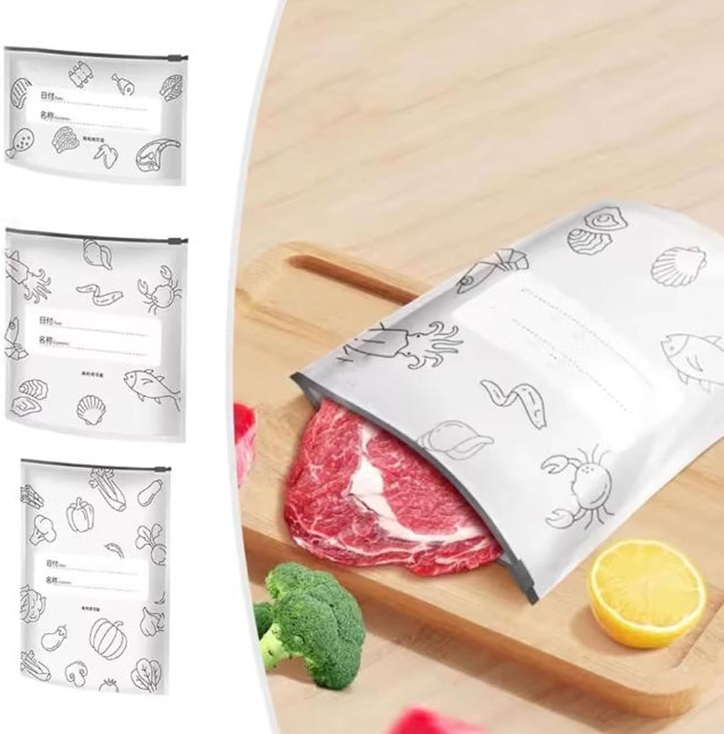 💥Reusable Aluminum Foil Freshness Seal Bags – Your Kitchen’s New Best Friend! 🍴✨
