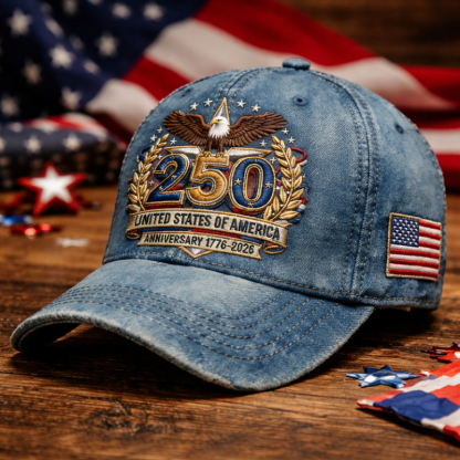 250th Anniversary of the United States Embroidered Cap